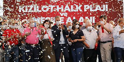 Kızılot Halk Plajı ve Mesire Alanı törenle açıldı