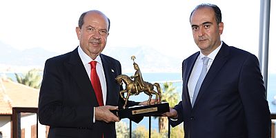KKTC Cumhurbaşkanı Ersin Tatar'dan Alanya Belediyesi'ne ziyaret