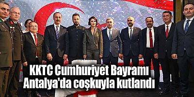 KKTC Cumhuriyet Bayramı Antalya'da coşkuyla kutlandı