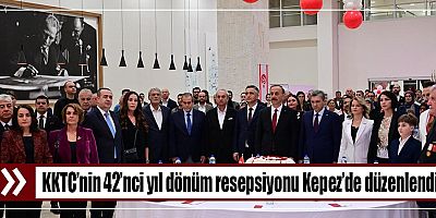 KKTC’nin 42’nci yıl dönüm resepsiyonu Kepez’de düzenlendi