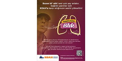 KOAH Hastaları Derneği, “KOAH’a Karşı Çal Bi’ Islık” diyor