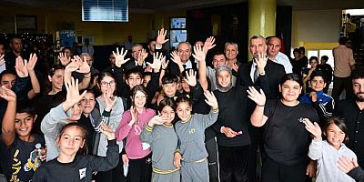 Kocagöz’den bir günde üç okul ziyareti