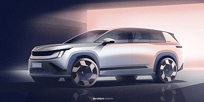 Škoda’nın Yeni Elektrikli Amiral Gemisi Peaq’in İlk Tasarım Çizimleri Paylaşıldı   
