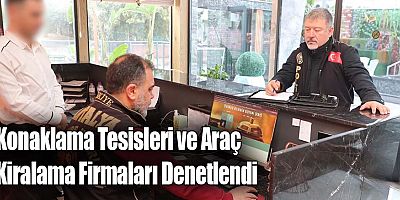 Konaklama Tesisleri ve Araç Kiralama Firmaları Denetlendi