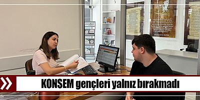 KONSEM gençleri yalnız bırakmadı