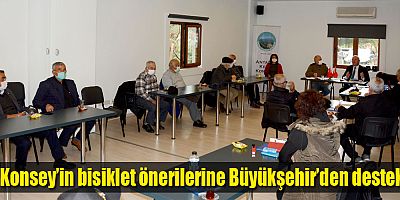 Konsey’in bisiklet önerilerine Büyükşehir’den destek