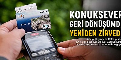 Konuksever geri dönüşümde yeniden zirvede