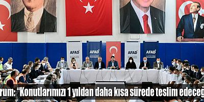 Konutlarımızı 1 yıldan daha kısa sürede teslim edeceğiz