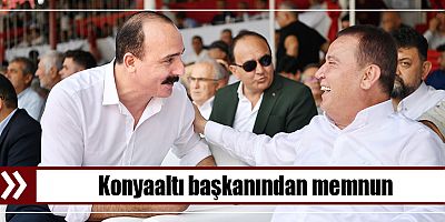 Konyaaltı başkanından memnun