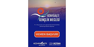 Konyaaltı Belediyesi Gençlik Meclisi'ne başvurular başladı