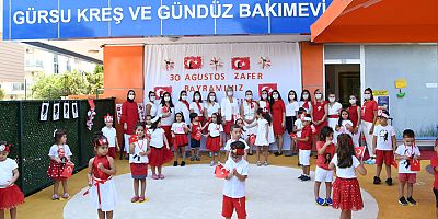 Konyaaltı Belediyesi Kreşi’nde ‘Zafer Bayramı’ coşkusu
