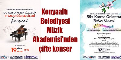 Konyaaltı Belediyesi Müzik Akademisi'nden çifte konser