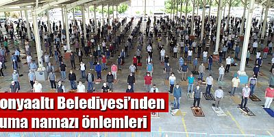 Konyaaltı Belediyesi’nden cuma namazı önlemleri