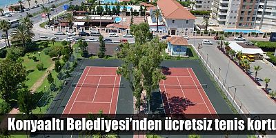 Konyaaltı Belediyesi’nden ücretsiz tenis kortu
