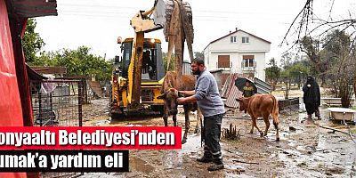 Konyaaltı Belediyesi’nden Yumak’a yardım eli
