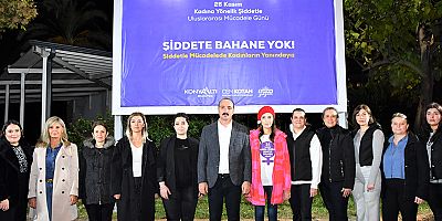 Konyaaltı Belediyesi Şiddete Karşı Duruşunu Sergiledi “Bahane Yok”