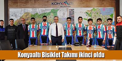 Konyaaltı Bisiklet Takımı ikinci oldu