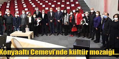 Konyaaltı Cemevi’nde kültür mozaiği…