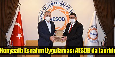 Konyaaltı Esnafım Uygulaması AESOB’da tanıtıldı