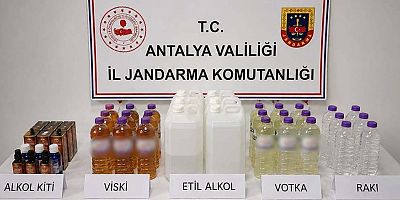 Konyaaltı İlçesinde Kaçak Alkol Operasyonu
