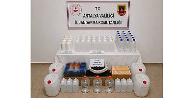 Konyaaltı İlçesinde Kaçak Alkol Operasyonu
