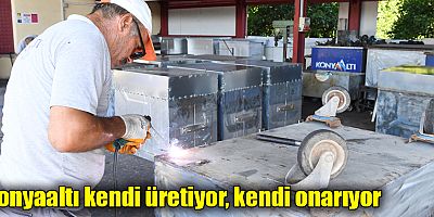 Konyaaltı kendi üretiyor, kendi onarıyor