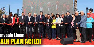 Konyaaltı Liman Halk Plajı açıldı