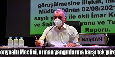 Konyaaltı Meclisi, orman yangınlarına karşı tek yürek