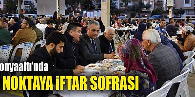 Konyaaltı’nda 7 noktaya iftar sofrası  