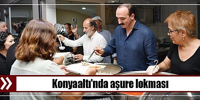 Konyaaltı'nda aşure lokması