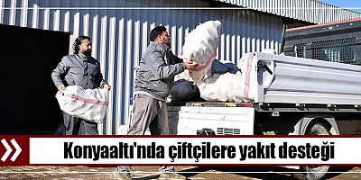 Konyaaltı'nda çiftçilere yakıt desteği