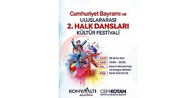 Konyaaltı'nda Cumhuriyet Bayramı halk danslarıyla kutlanacak