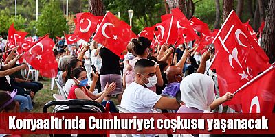 Konyaaltı’nda Cumhuriyet coşkusu yaşanacak