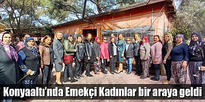 Konyaaltı’nda Emekçi Kadınlar bir araya geldi