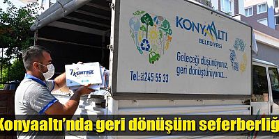 Konyaaltı’nda geri dönüşüm seferberliği
