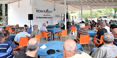 Konyaaltı'nda Halk Sağlığı Buluşmaları devam ediyor