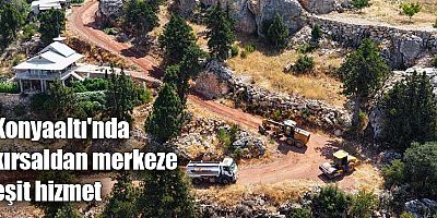 Konyaaltı'nda kırsaldan merkeze eşit hizmet