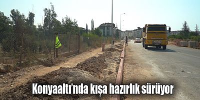 Konyaaltı’nda kışa hazırlık sürüyor