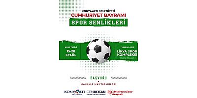 Konyaaltı'nda Mahalleler Arası Futbol Turnuvası düzenlenecek