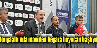 Konyaaltı'nda maviden beyaza heyecan başlıyor