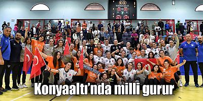 Konyaaltı’nda milli gurur