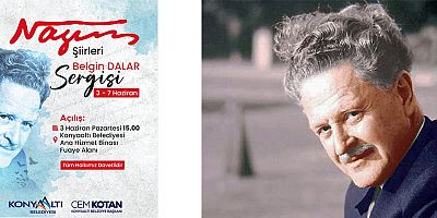 Konyaaltı'nda Nazım Hikmet Şiirleri Sergisi