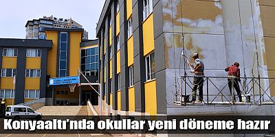 Konyaaltı’nda okullar yeni döneme hazır