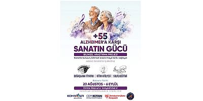 Konyaaltı'nda sanatın gücü alzheimera karşı kullanılacak