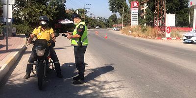 Konyaaltı'nda trafik denetimi