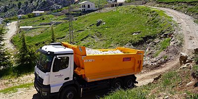 Konyaaltı'nda yayla yolları onarılıyor