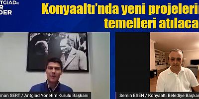 Konyaaltı’nda yeni projelerin temelleri atılacak