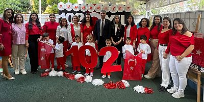 Konyaaltı'nın kreşlerinde Cumhuriyet Bayramı kutlandı