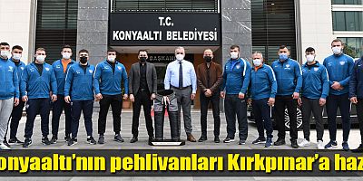 Konyaaltı’nın pehlivanları Kırkpınar’a hazır