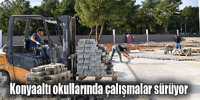 Konyaaltı okullarında çalışmalar sürüyor